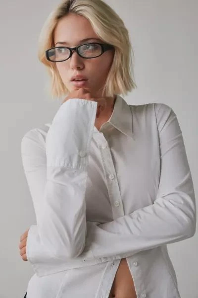 Urban Outfitters UO Leilani Slim Button Up Shirt 5