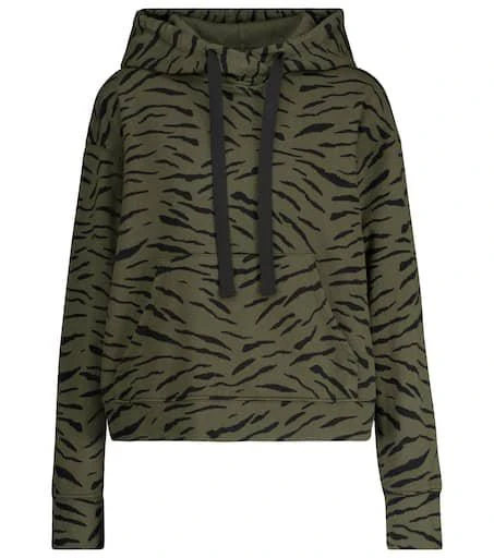 Velvet Roseanne printed cotton hoodie 1