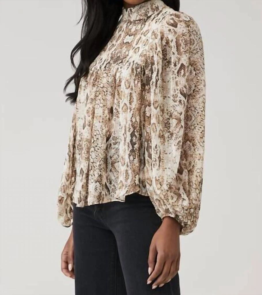 Bardot Bardot - Snake Print Blouse 3