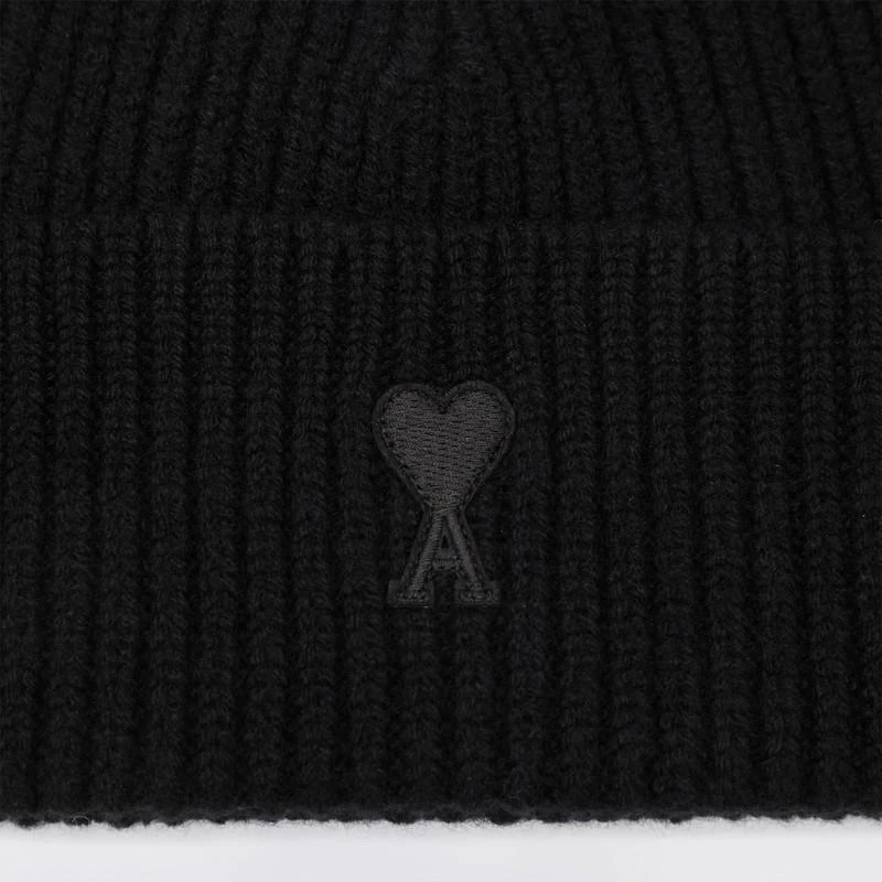 AMI Ami de Coeur black wool hat 3