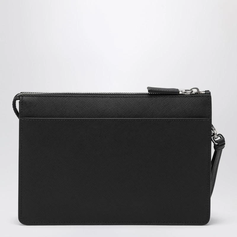 Prada Black Saffiano leather pouch 3