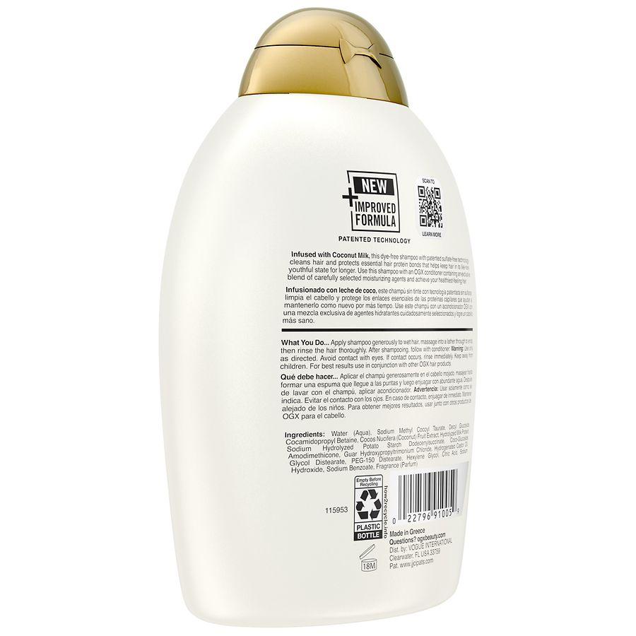 OGX Nourishing + Coconut Milk Moisturizing Hair Shampoo