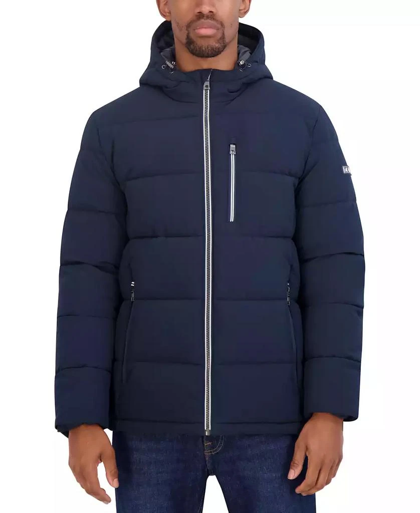 Nautica Men's Quilted Hooded Puffer Jacket 1