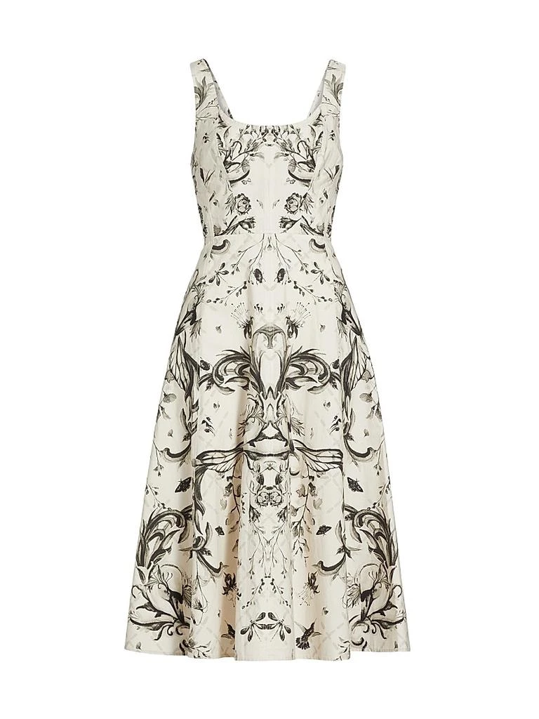 Floral Cotton Sleeveless Midi-Dress  On Sale Now with Up to 63% Off |  Discover Exclusive Deals & Savings at BeyondStyle  Authentic Marchesa Rosa  women's|cotton|modern|Women's|dresses|midi-length|floral|women's  apparel|sleeveless|a-line|scoopneck with ...