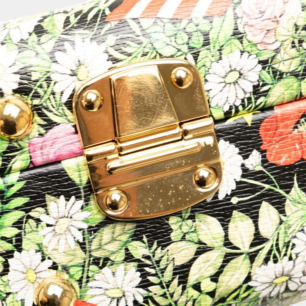 Gucci Gucci Ivory Multicolor Leather Trunk Case 9