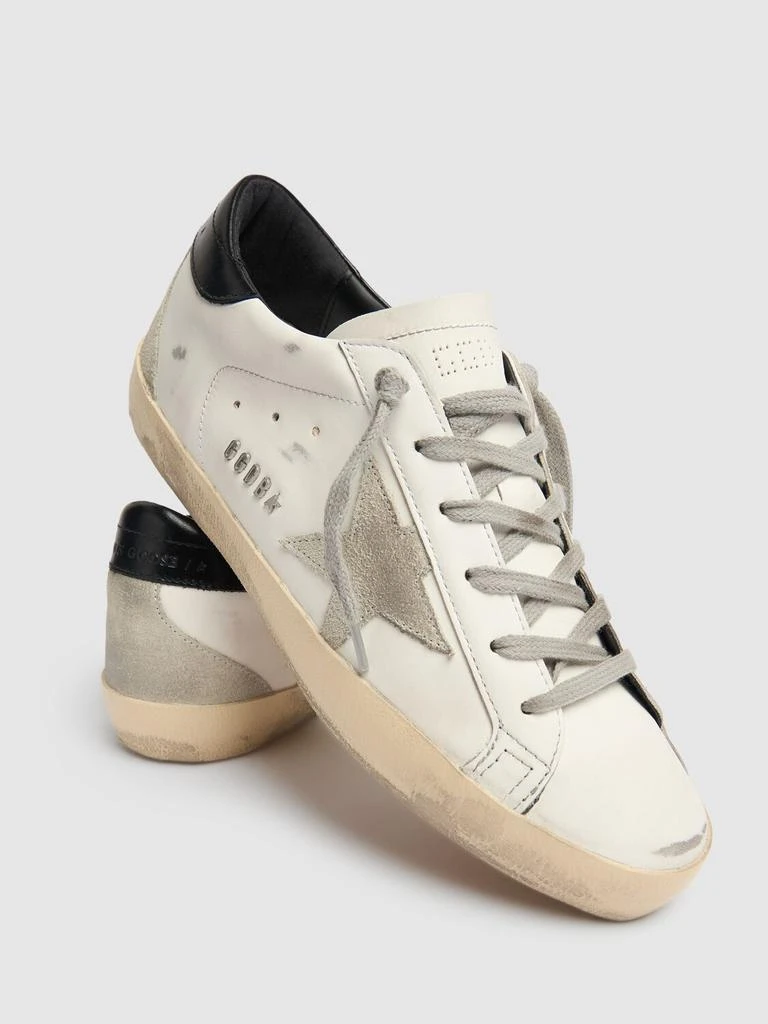 GOLDEN GOOSE 20mm Super-star Leather & Suede Sneakers 1