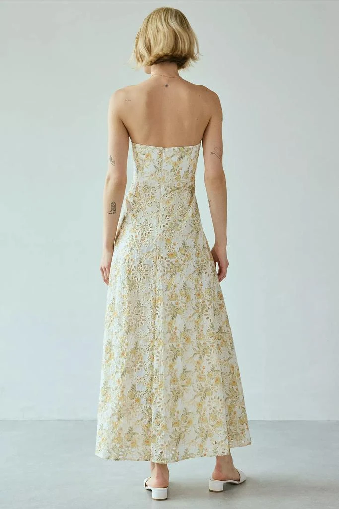 Bardot Bardot Lara Broderie Strapless Maxi Dress 4