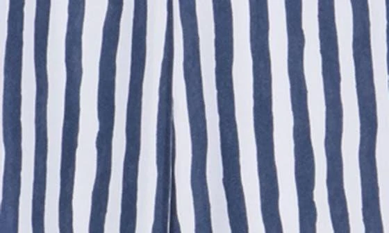 Theory Relax Stripe Silk Pull-On Pants 4