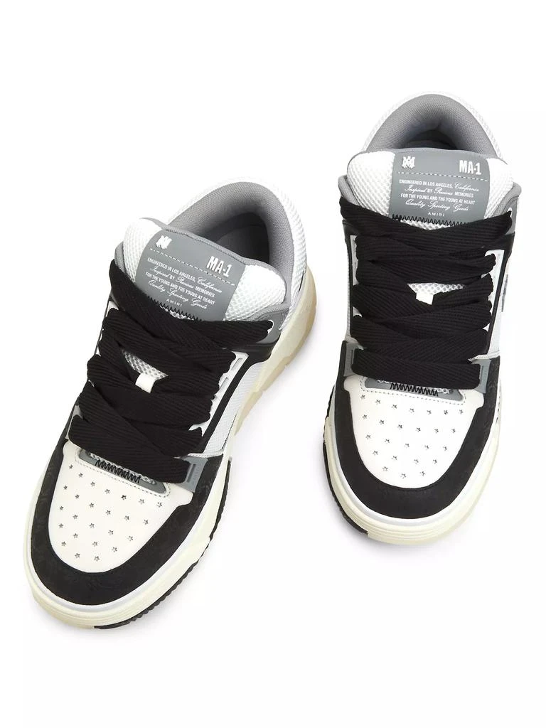 AMIRI MA-1 Quad Debossed Leather Sneakers 4