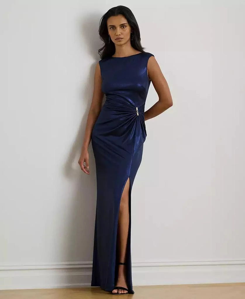 sachin and babi light blue dress Ralph Lauren Spaghetti Strap Maxi Dress