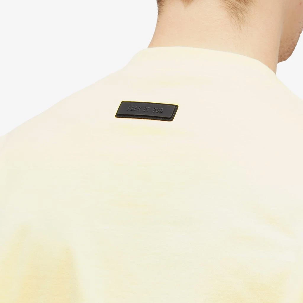 Essentials Fear of God ESSENTIALS Spring Printed Logo T-Shirt - Garden Yellow 5