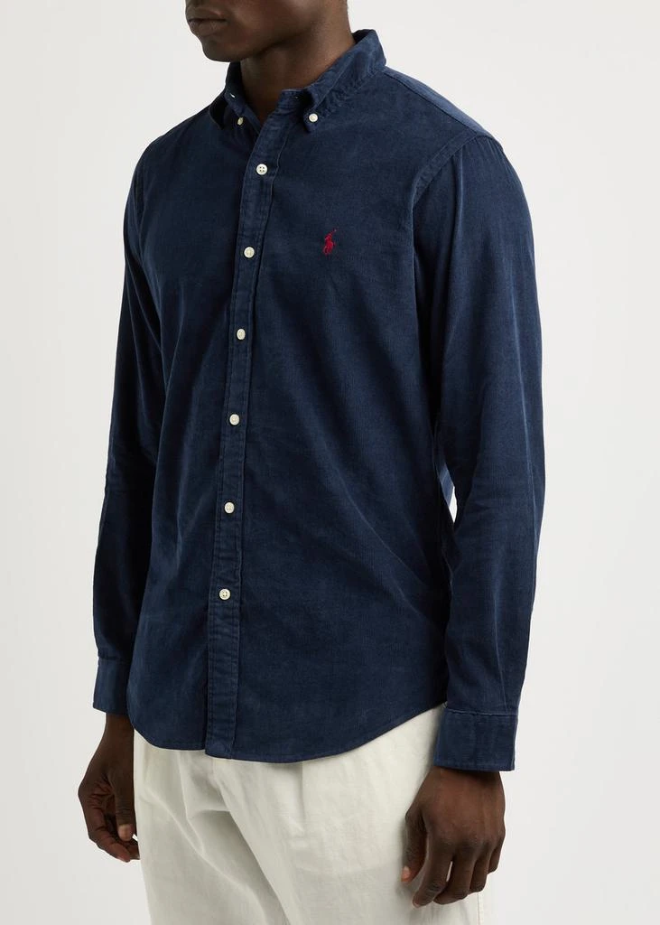 Ralph Lauren Logo-embroidered corduroy shirt 2