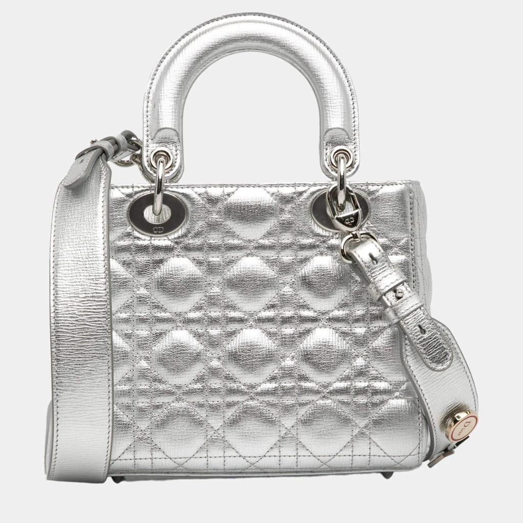 Dior Dior Silver Small Calfskin Cannage My ABCDior Lady Dior 3