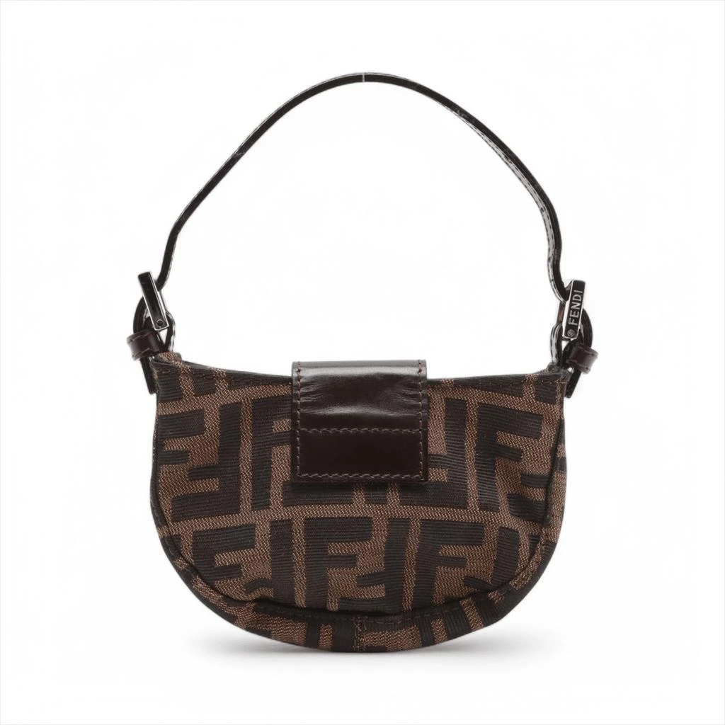 Fendi Mini Borsa Handbag Patent Canvas Clutche 
Pouche Bag (Pre-Owned) 2