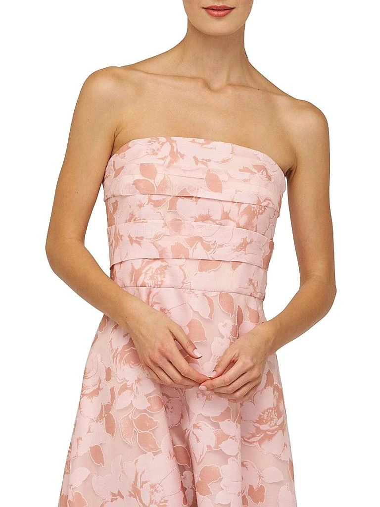 knee length dresses for ladies Sweet Charm Floral Burnout A-Line Mini Dress