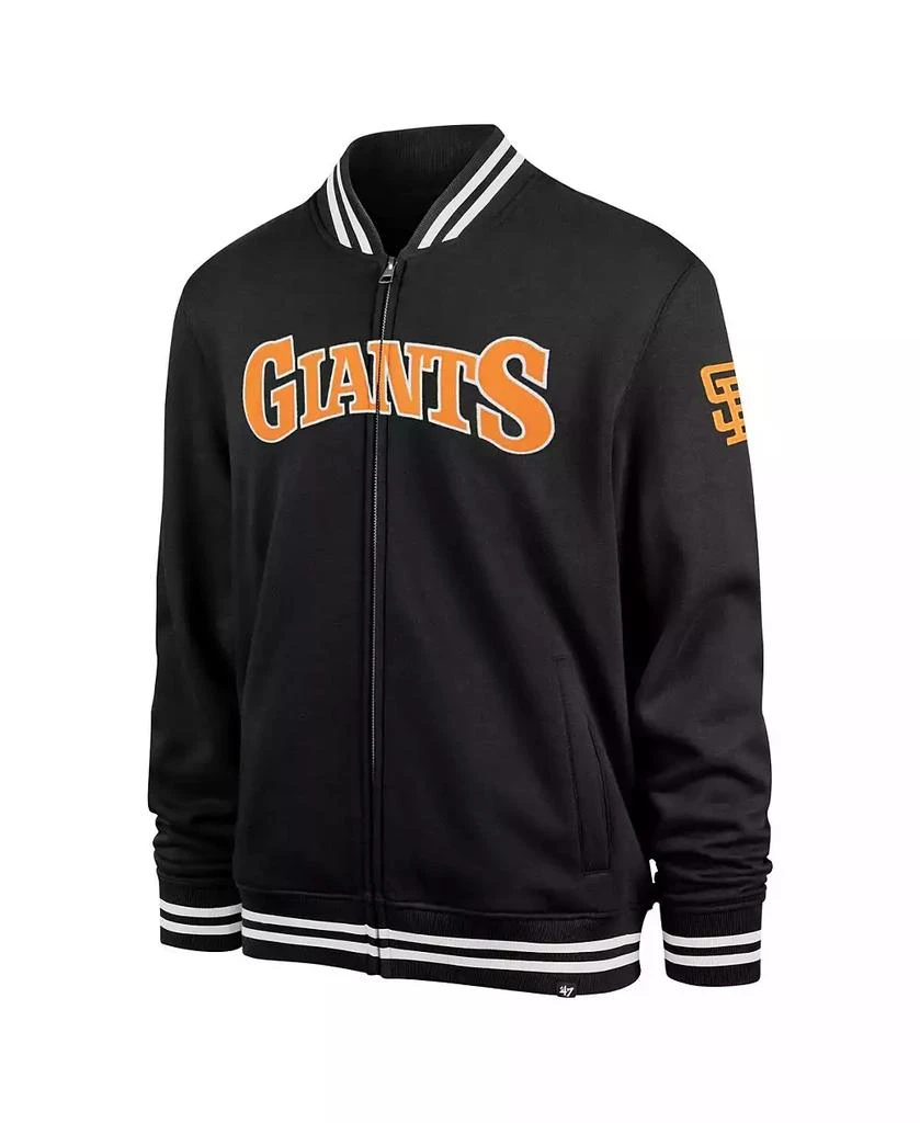 47 Brand Men's Black San Francisco Giants Pack Pro Camden Full-Zip Track Jacket 2