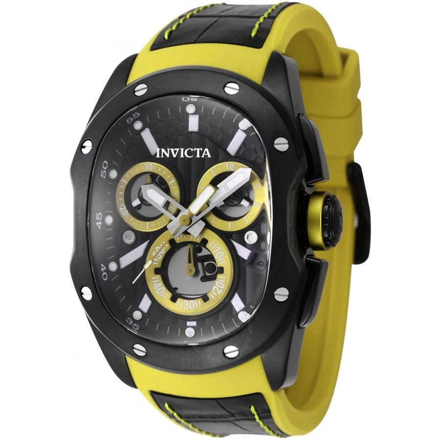 Invicta Lupah Revolution 2.0 Chronograph Quartz Black Dial Men's Watch 45439 1