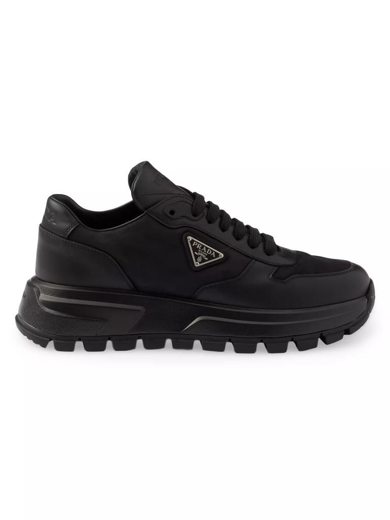 スニーカー PRADA Prax 01 Re-Nylon Sneakers Prada Prax 01 Re-Nylon and Leather Sneakers - Casual Shoes
