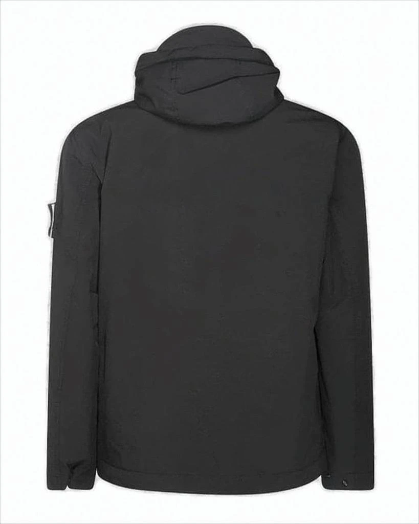 Stone Island Padded Black Jacket with Minimalist Design 2