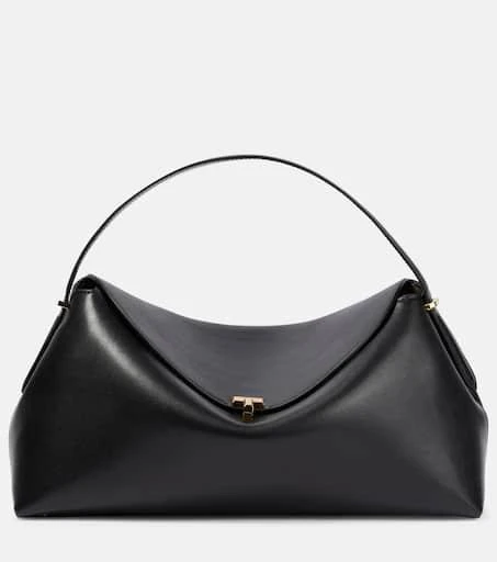 Totême T-Lock Medium leather tote bag 1