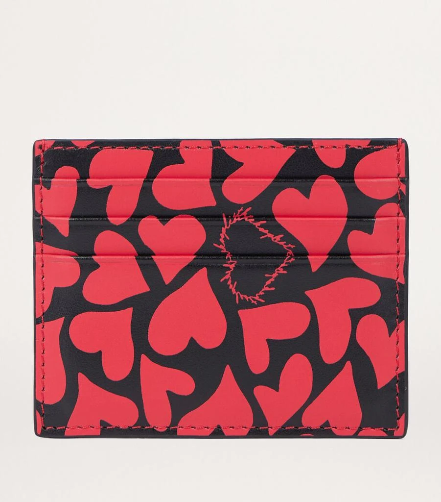 The Kooples Leather Hearts Card Holder 2