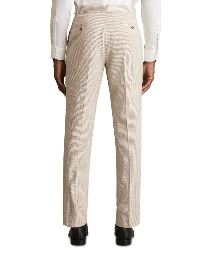 REISS Slim Fit Seersucker Mixer Trousers 3
