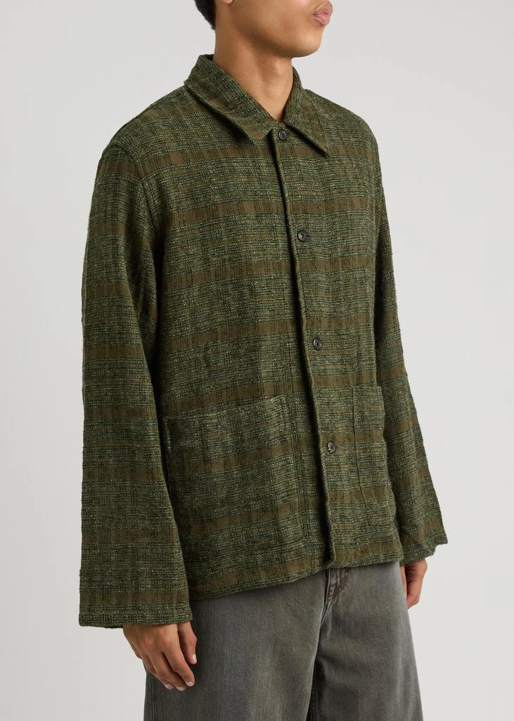 Our Legacy Haven checked knitted overshirt 2