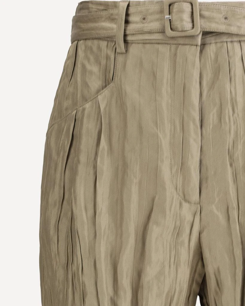 Gabriela Hearst Ruched silk Norman Pants 3