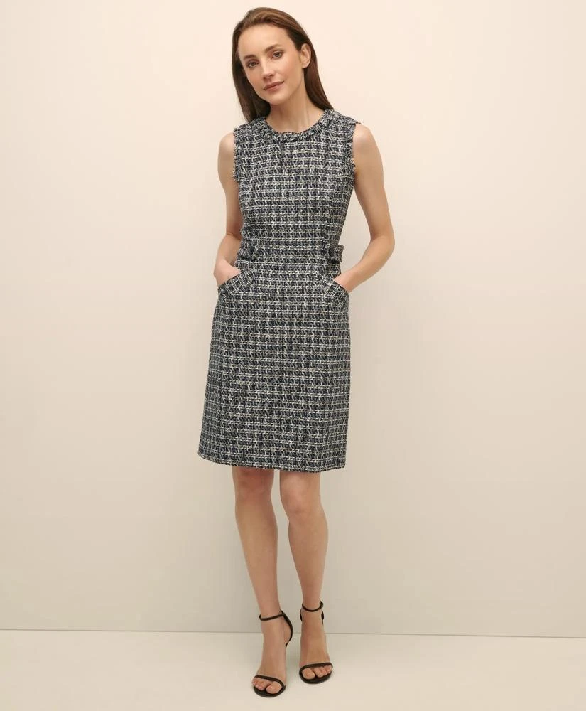 Shop Cotton-Blend Boucle Sheath Dress Jacket Set on Sale at