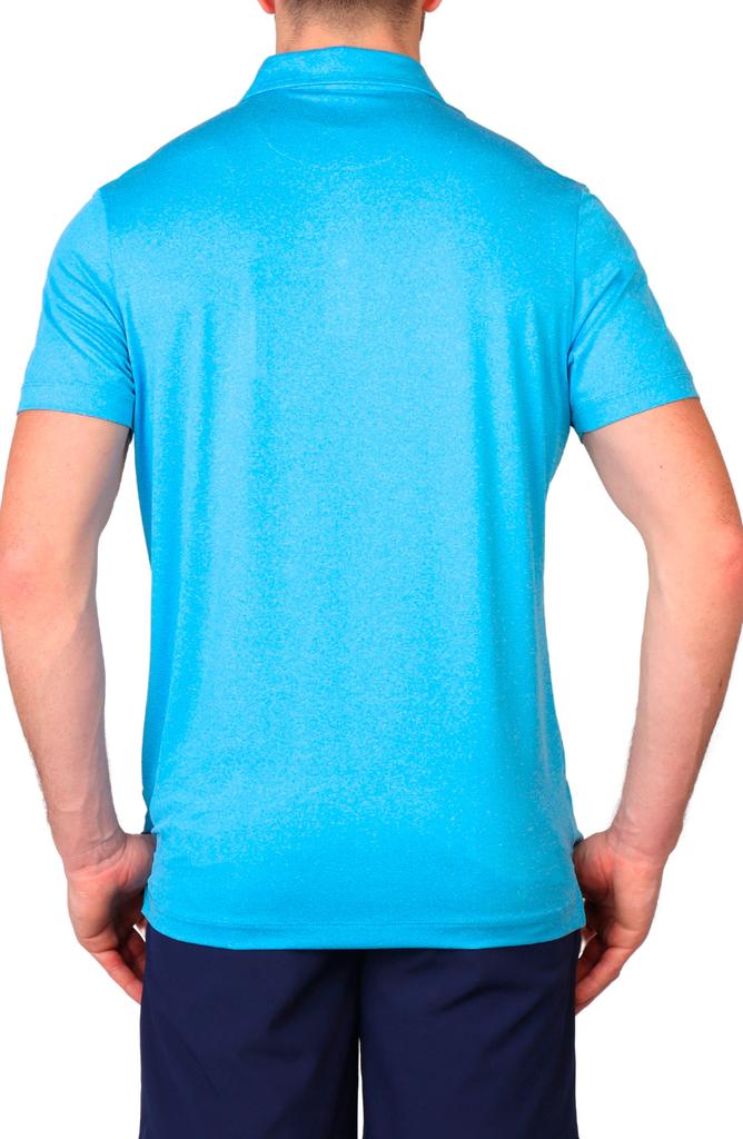 TailorByrd Solid Mélange Performance Polo