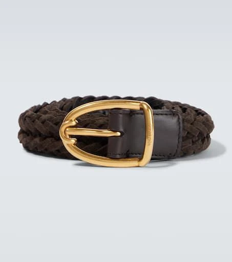 Tom Ford Braided suede belt 1