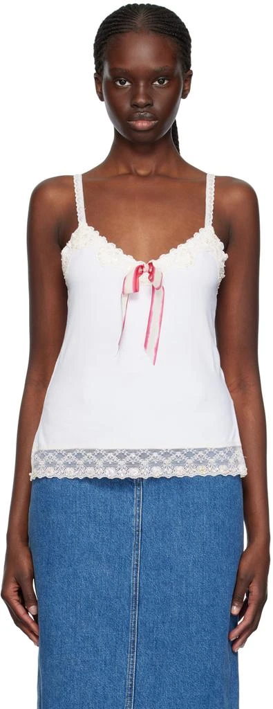 Anna Sui White Sequinned Camisole 1