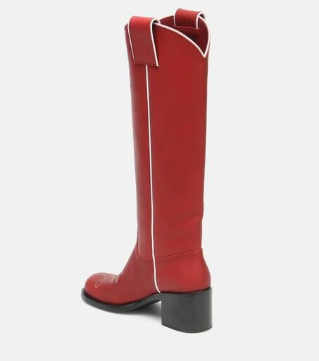 Miu Miu Leather knee-high boots 3