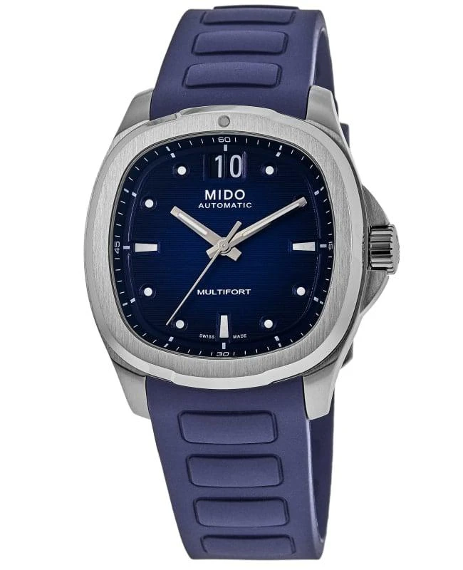 MIDO Mido Multifort TV Big Date Blue Dial Rubber Strap Men's Watch M049.526.17.041.00 1