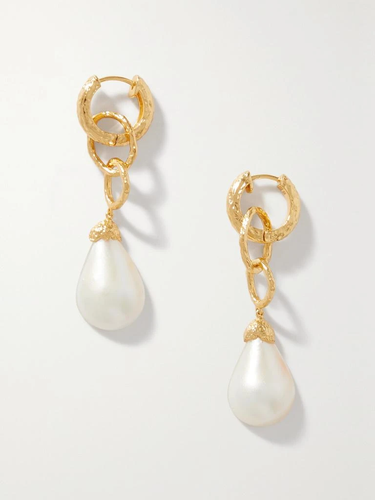 PACHAREE Prado 镀金纯银珍珠耳环 1