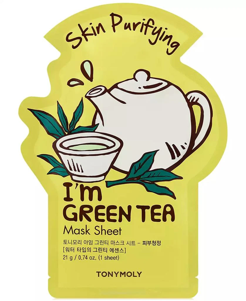 TONYMOLY I'm Green Tea Sheet Mask - (Skin Purifying) 1