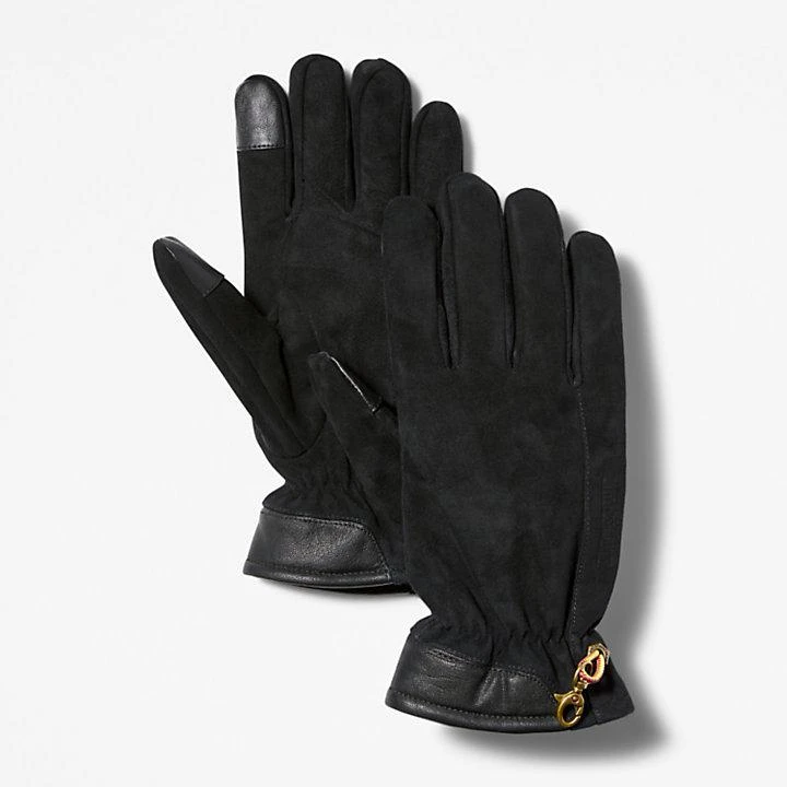 Timberland Winter Hill Leather Gloves for Men in Black 1