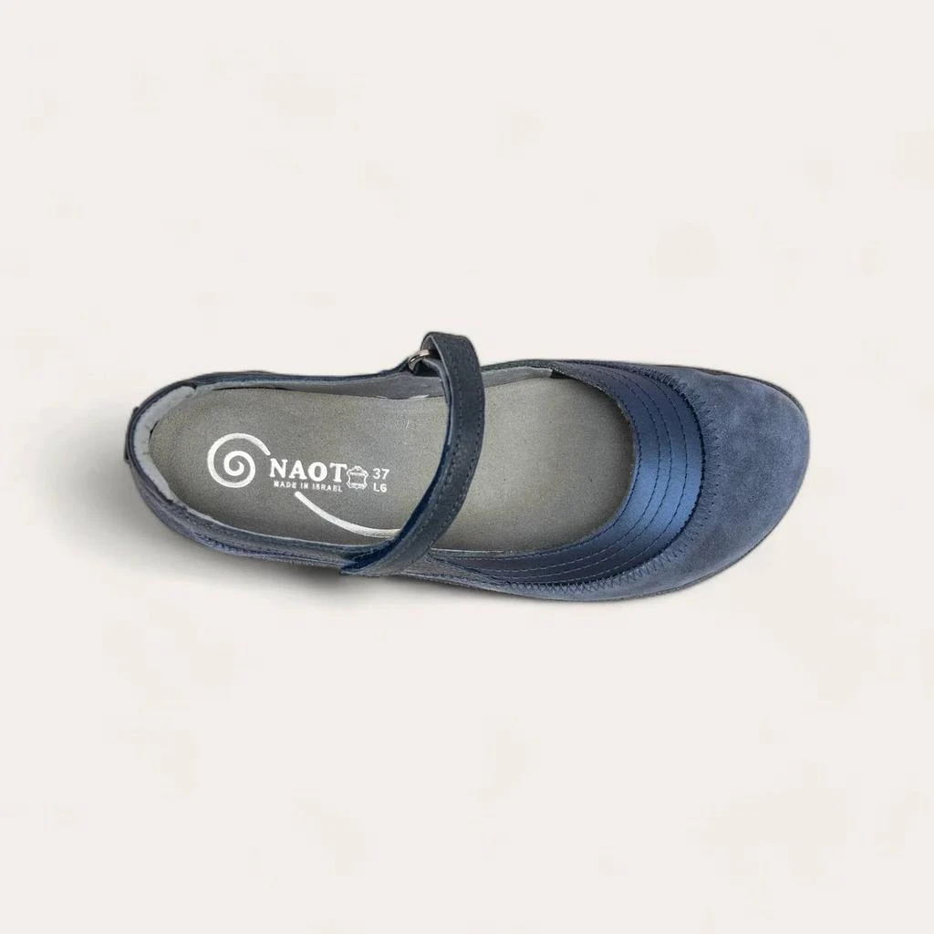 Naot Women's Kirei Mary Jane Shoes - Medium In Polar Sea/midnight Blue 3