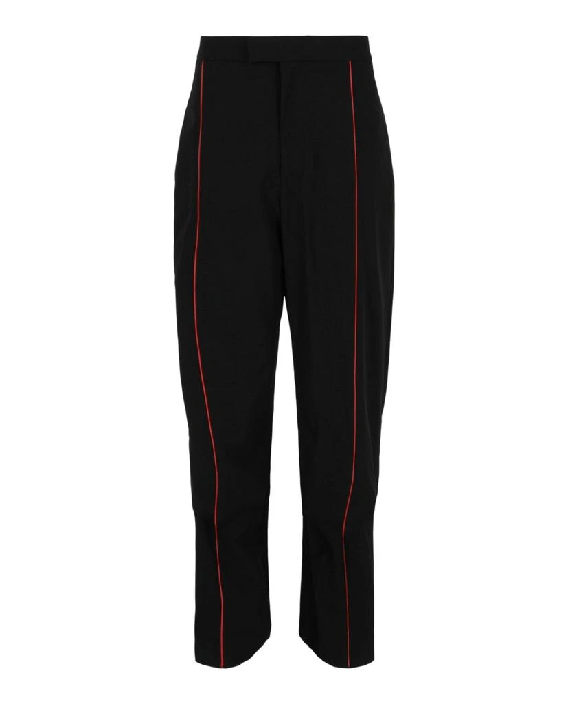 Salvatore Ferragamo Contrasting-Trim Straight-Leg Track Pants 1