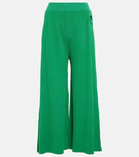 Stella McCartney Ribbed-knit culottes 1