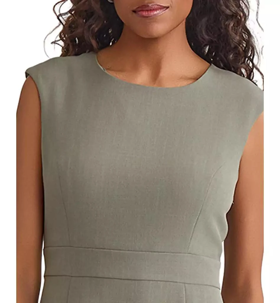 Kasper Women's Crewneck Sleeveless Sheath Dress, Regular & Petite 6