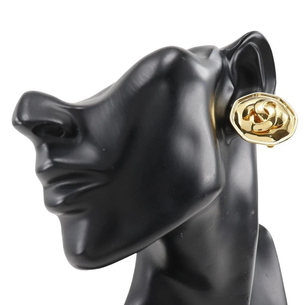 Chanel Plating Clip Earrings (Pre-Owned) 2