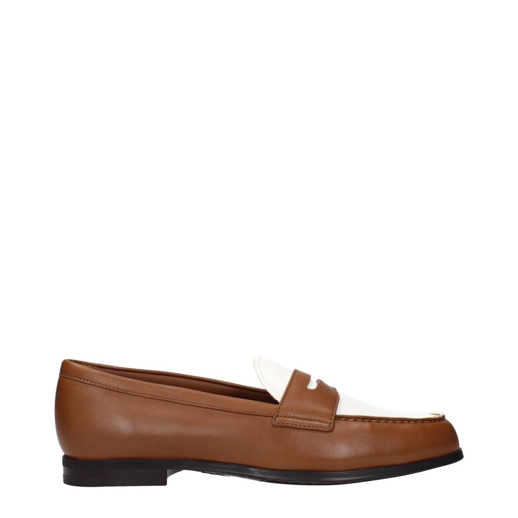 Shop Church's Brown Leather Slip-On Loafers on Sale at BeyondStyle