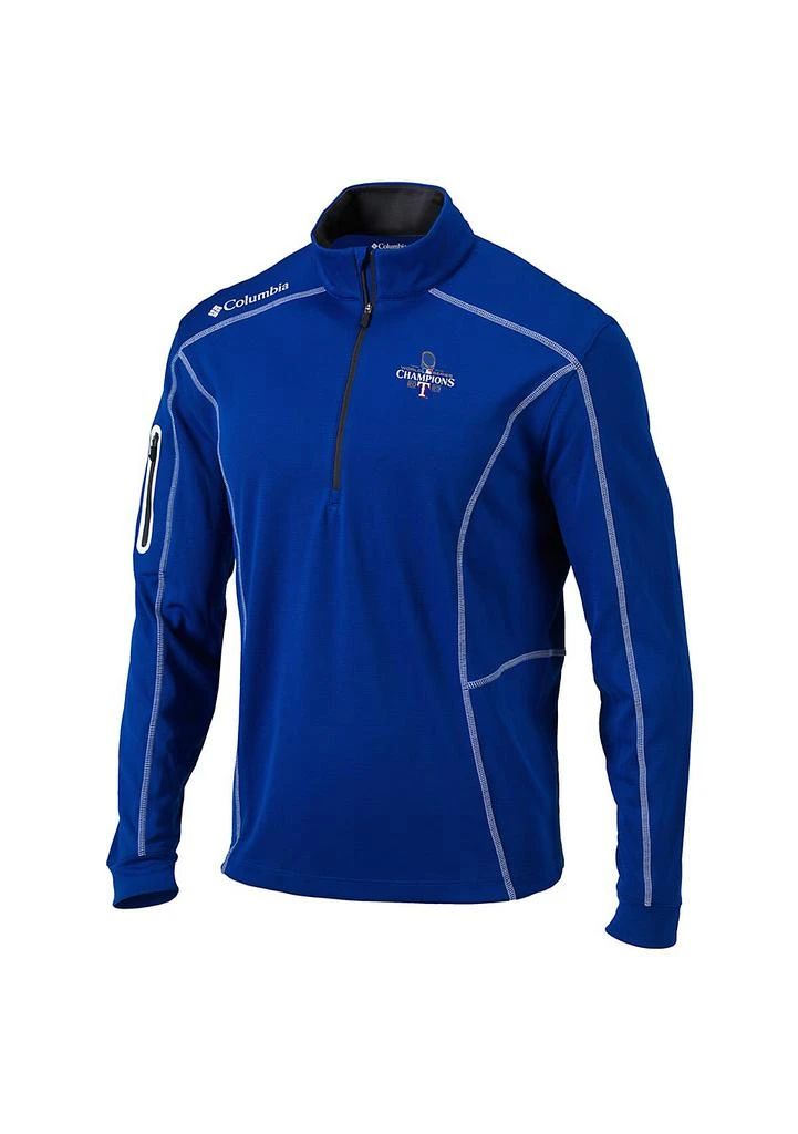Columbia MLB Texas Rangers 2023 World Series s Shotgun Omni-Wick Quarter-Zip Pullover Jacket 2