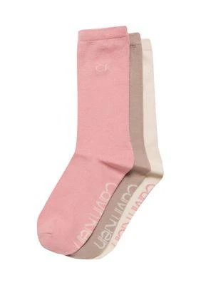 Calvin Klein Klein Flat Knit Super Soft Dress Crew Socks   3 Pack 1