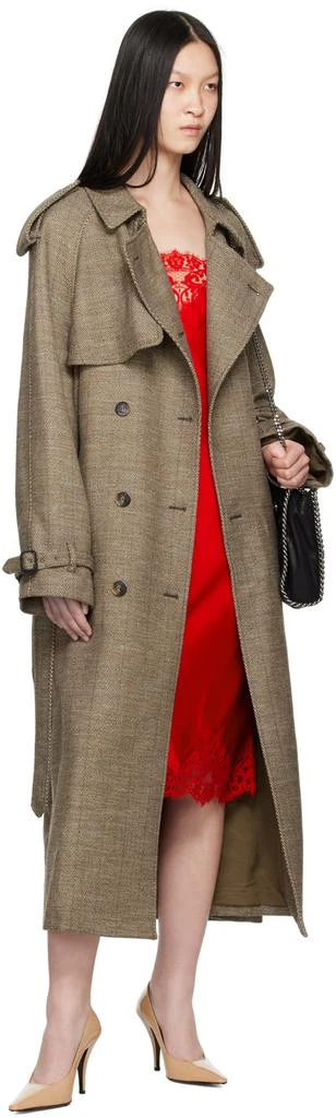 Stella McCartney Beige Belted Trench Coat 5