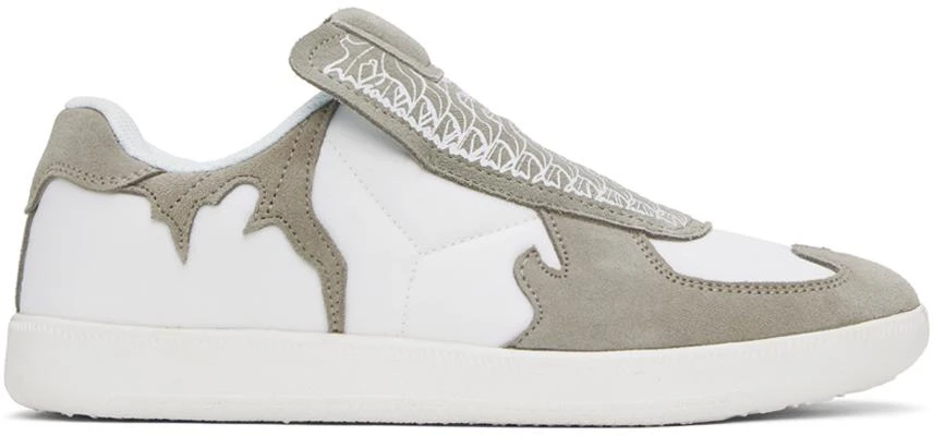Youths in Balaclava White & Gray YAT Sneakers 1