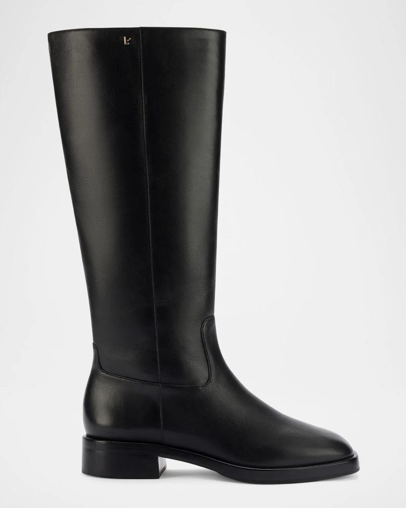 Larroude Anne Leather Mid Boots 1