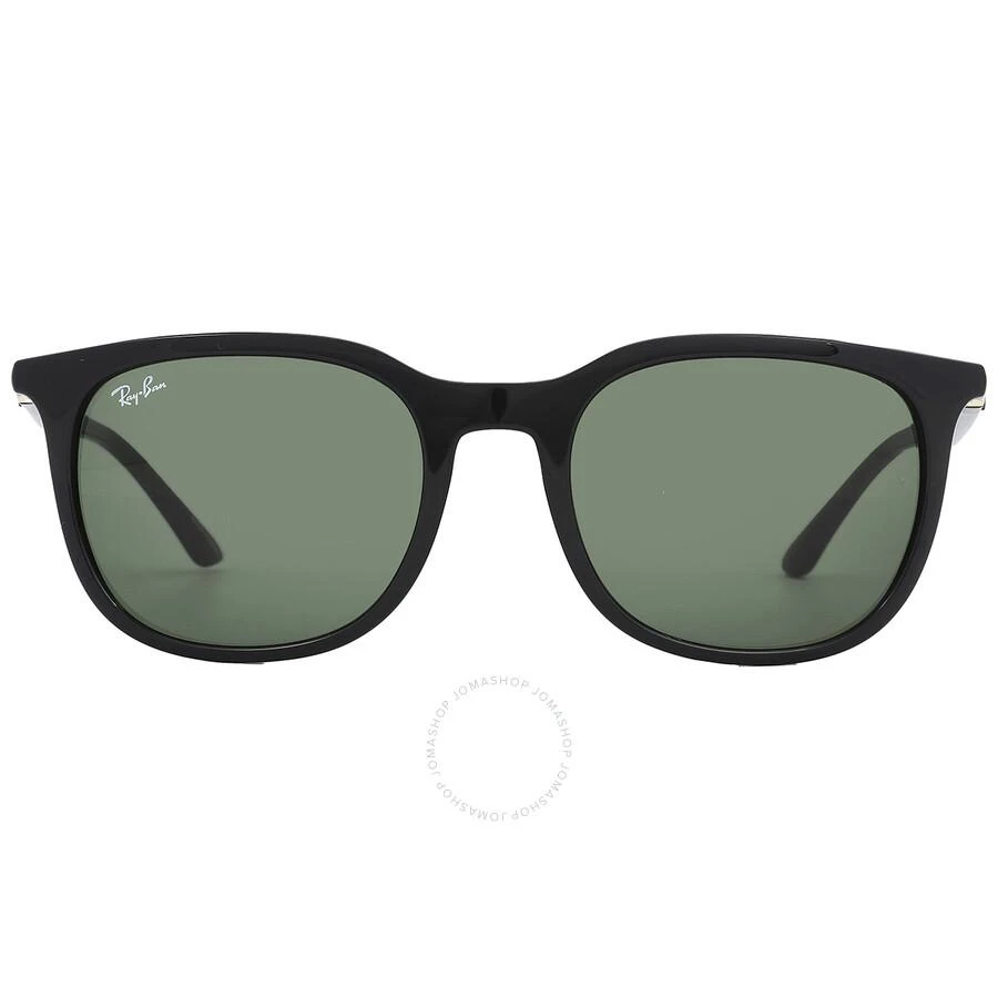 Ray-Ban Green Rectangular Unisex Sunglasses RB4386 601/31 54 1
