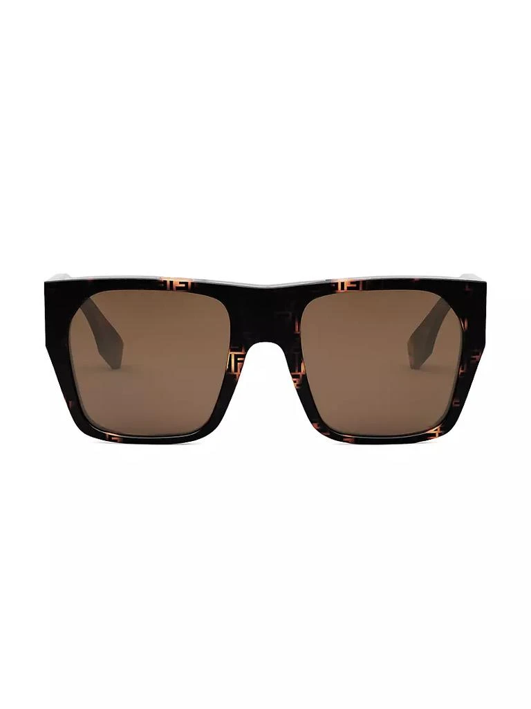 Fendi Baguette 54 Square Sunglasses 1